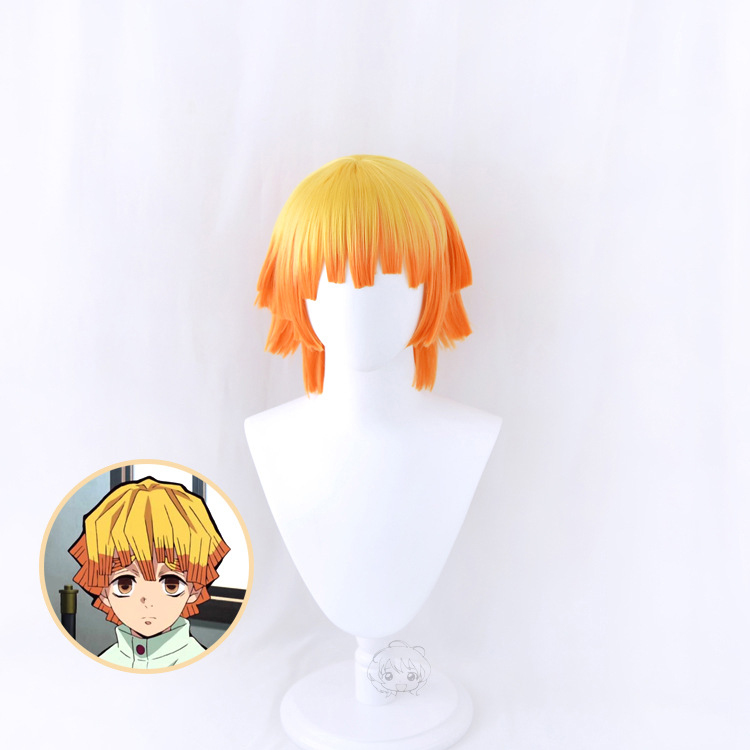 demon slayer anime cos wig