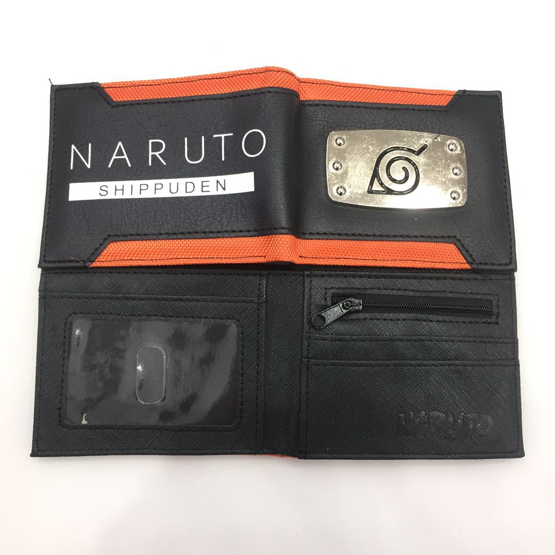 Naruto Japanese Cartoon Cosplay PU Coin Purse Anime Wallet