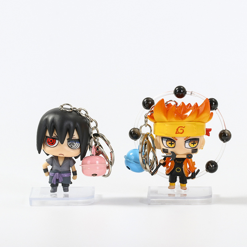 naruto anime figure keychain 6-10cm price for 2pcs/set