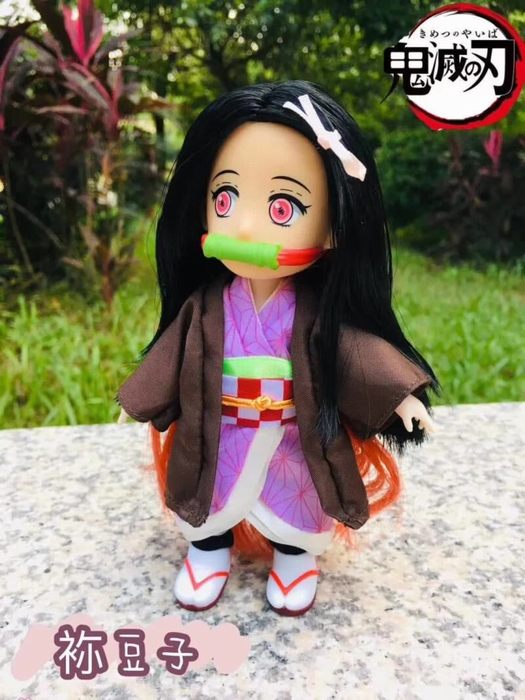 Demon Slayer : Kimetsu no Yaiba Q version Kamado Nezuko Anime Figure Toy Collection Doll