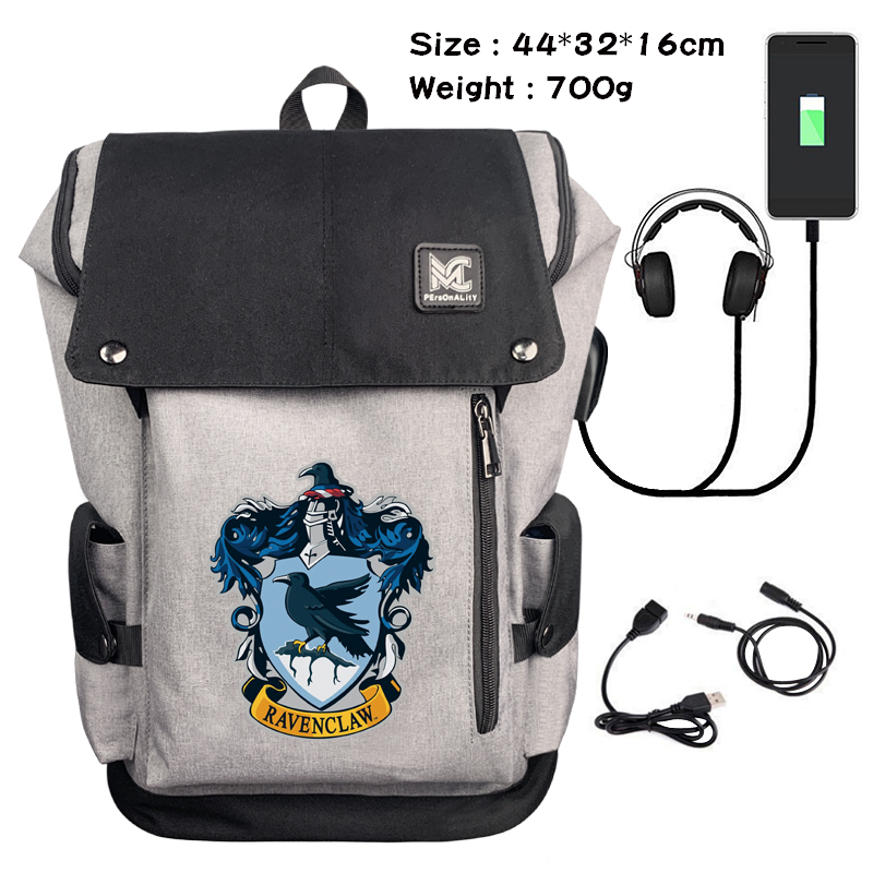 harry potter Data cable animation game backpack school bag