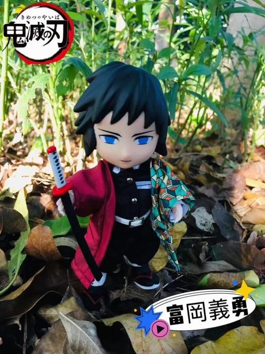 Demon Slayer Tomioka Giyuu With Clothes Anime Figure Toy Collection Doll