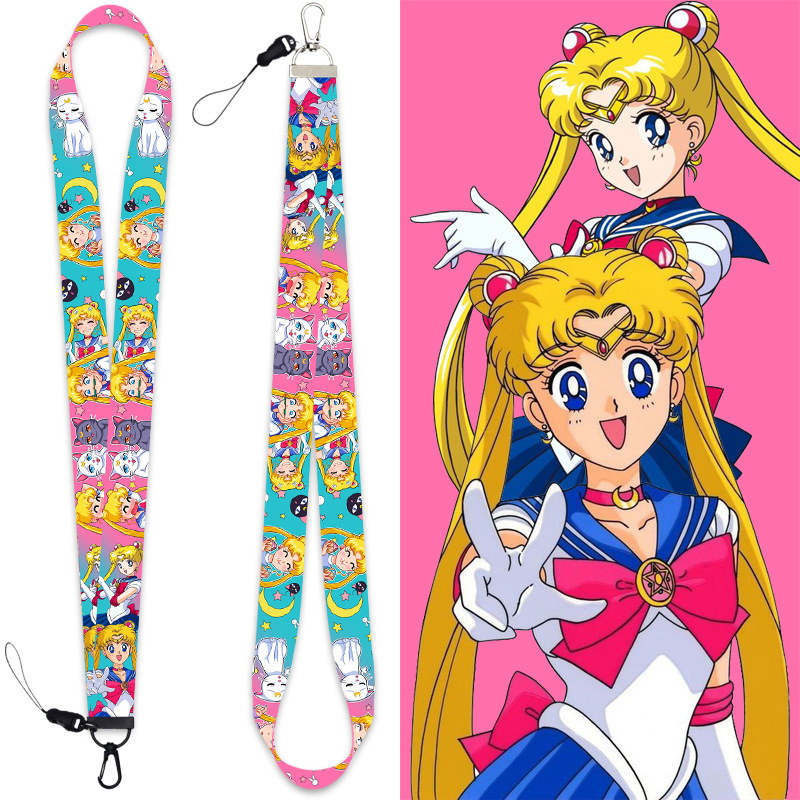 sailormoon anime lanyard phonestrap 2.5cm*45cm