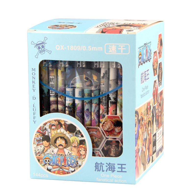 one piece anime pen box 144 pcs/box