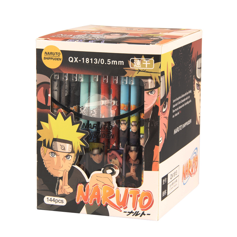 naruto anime pen box 144 pcs/box