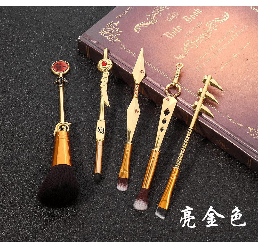 naruto anime makeup brush set