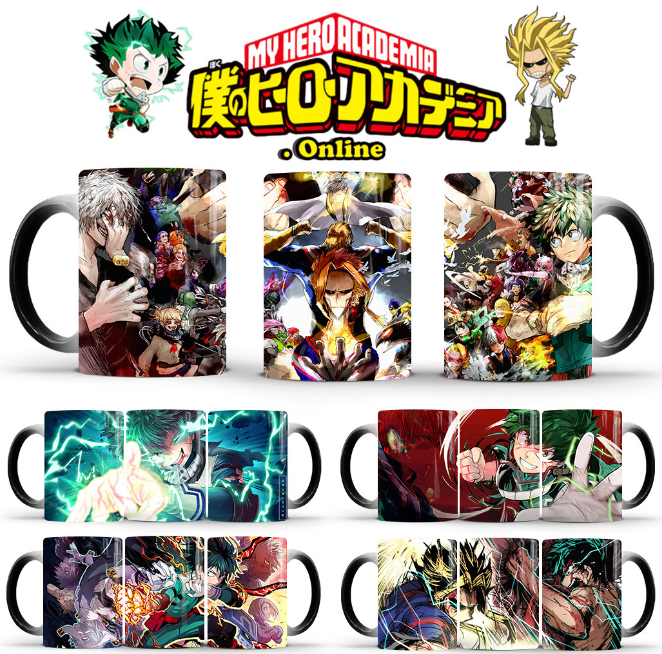 my hero academia anime discolor mug