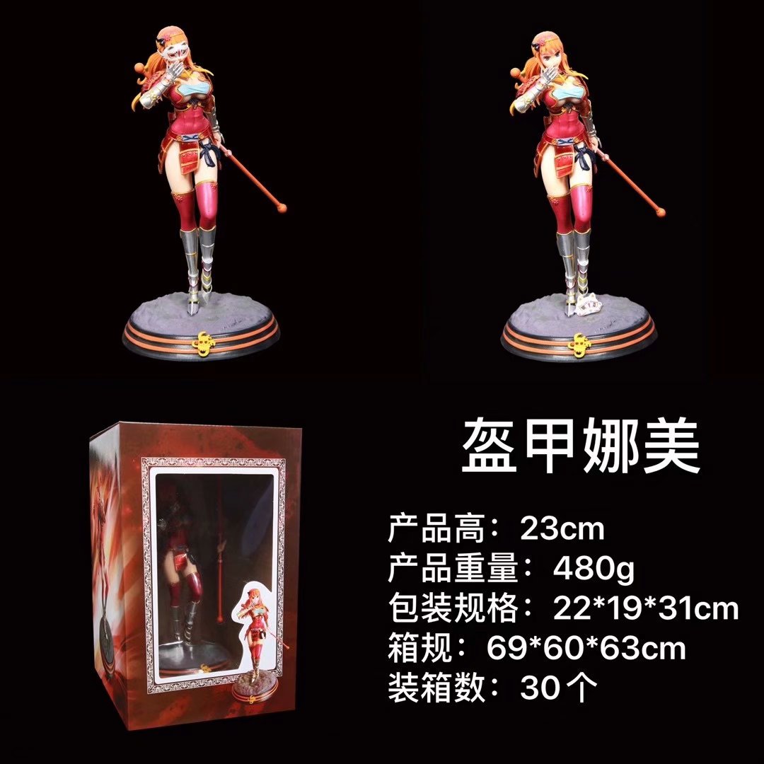 One Piece Nami Armor Design Collectible Anime PVC Figure Toys