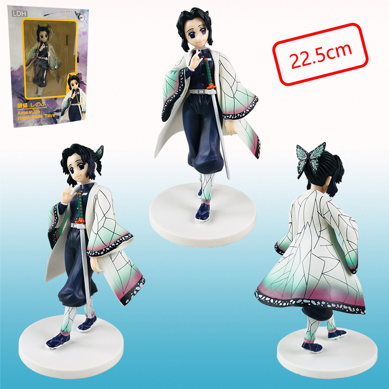 Demon Slayer: Kimetsu no Yaiba Kochou Shinobu Cartoon Character Model Toy Anime PVC Figures 23cm