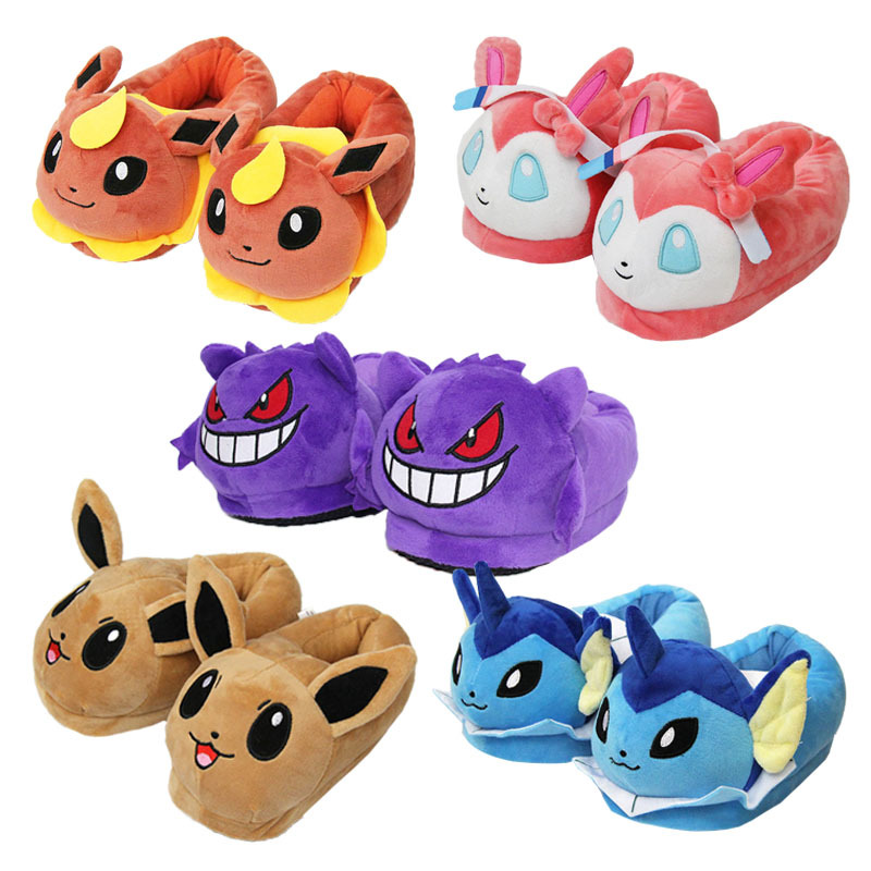 pokemon anime plush slipper