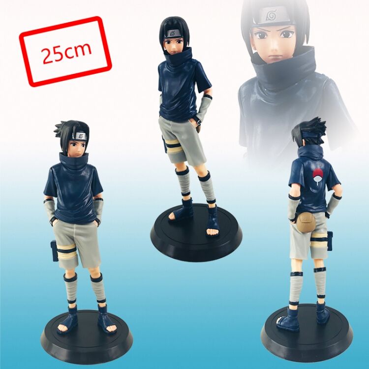 24CM Naruto Uchiha Sasuke Anime Japanese Toy PVC Figure