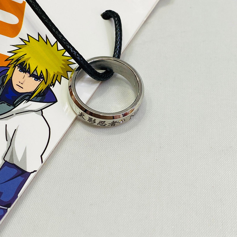 Naruto Japanese Multifunctional Alloy Anime Necklace Ring