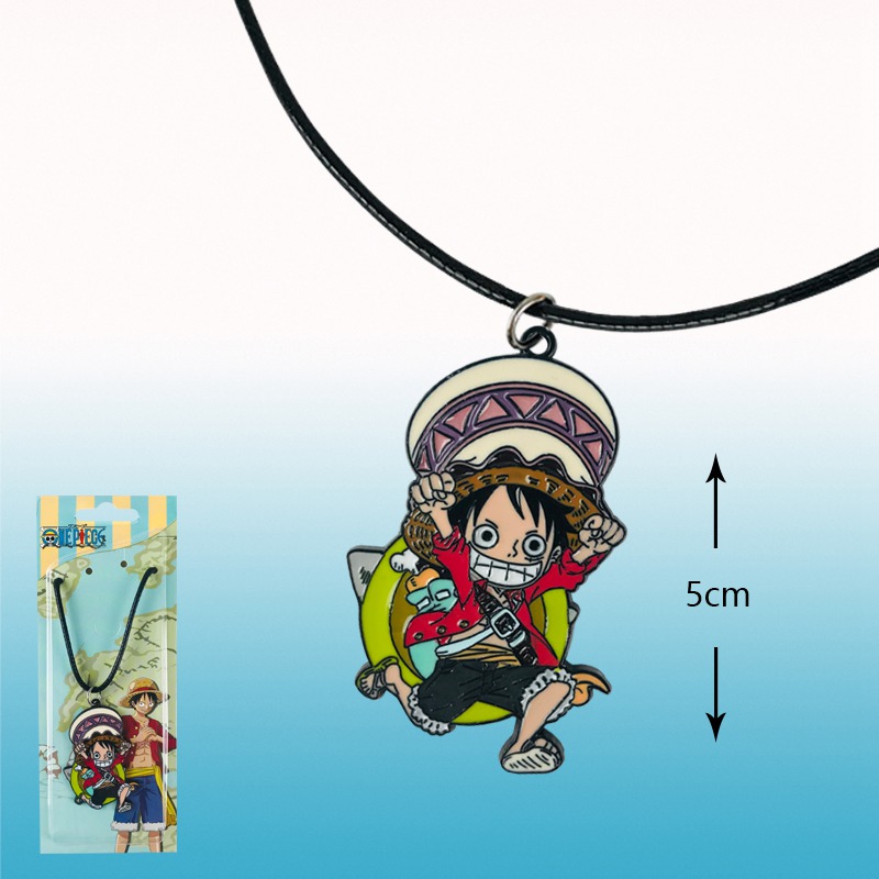 4 Styles One Piece STAMPEDE Luffy Sanji Tony Chopper Zero Anime Necklace