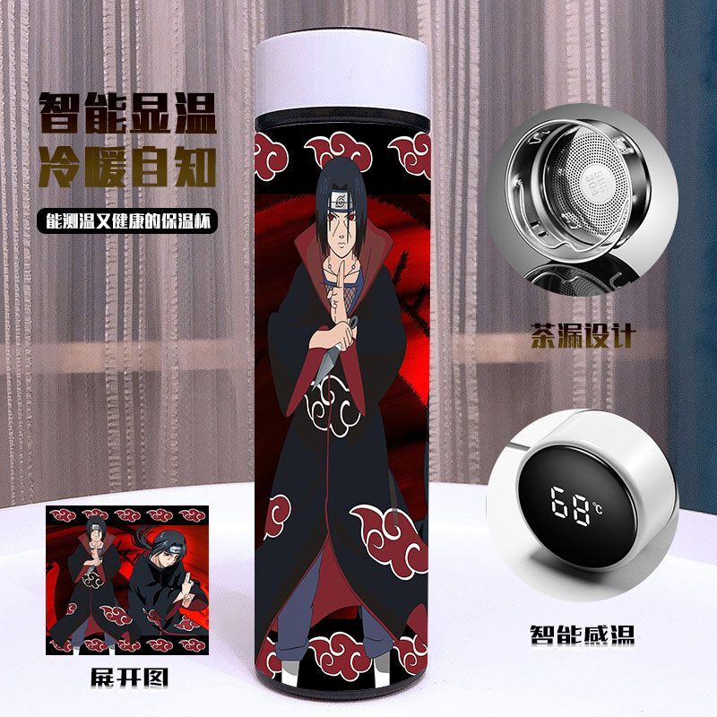 2 Styles Naruto Smart Temperature 304 Stainless Steel Insulation Cup