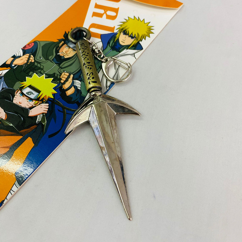 Naruto Japanese Cartoon Cosplay Anime Kunai Sword Keychain