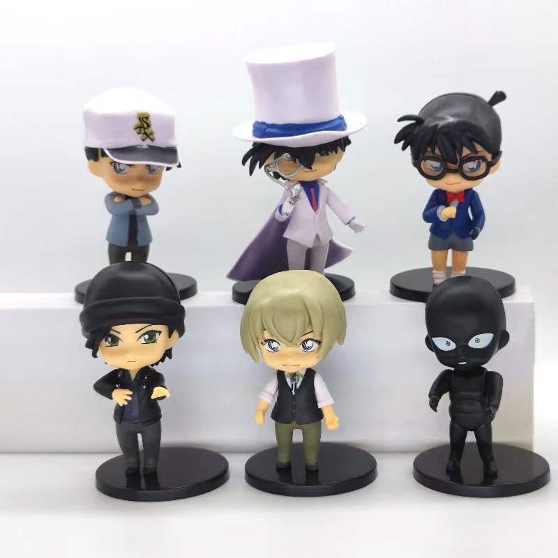 Detective Conan Japanese Cartoon Anime PVC Figure (6pcs/set)