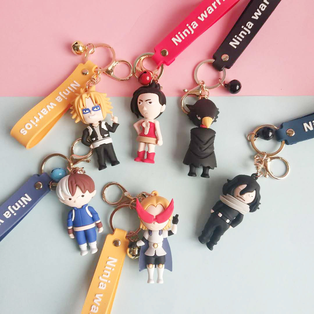 wholesale my hero academia figure keychain price for 1 pcs merchandise