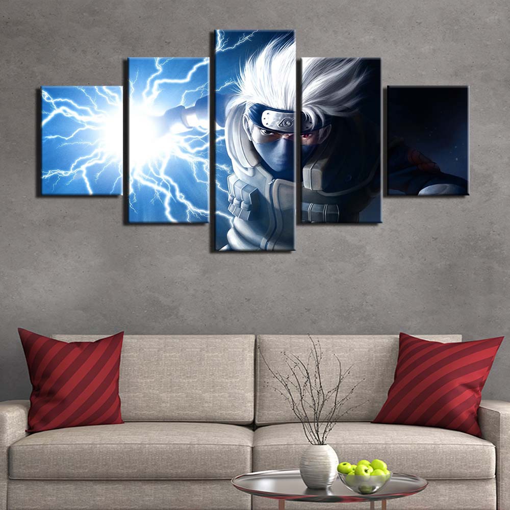 naruto anime wall printing set 20×35cm×2;20×45cm×2;20×55cm×1