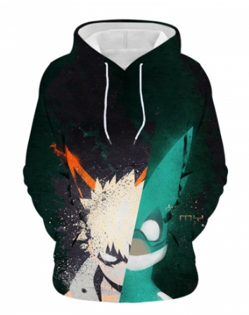 Styles Boku no Hero Academia/My Hero Academia Cartoon Long Sleeve Sweater Anime Hooded