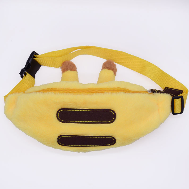 Pokemon Anime Plush Waistbag Cute Pikachu Shoulder Bags
