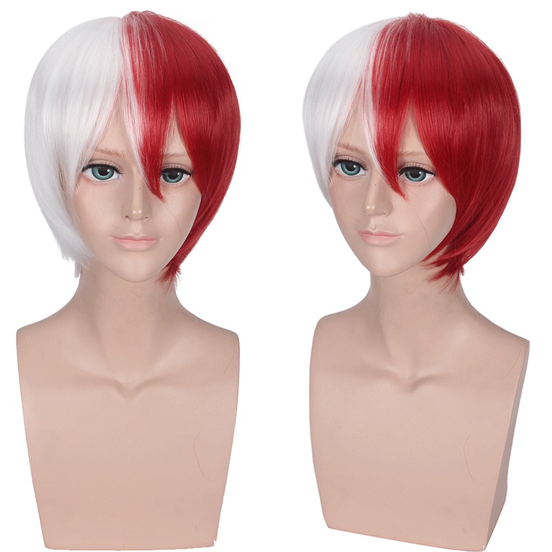 Boku no Hero Academia/My Hero Academia Todoroki Shoto Cosplay Anime Wig