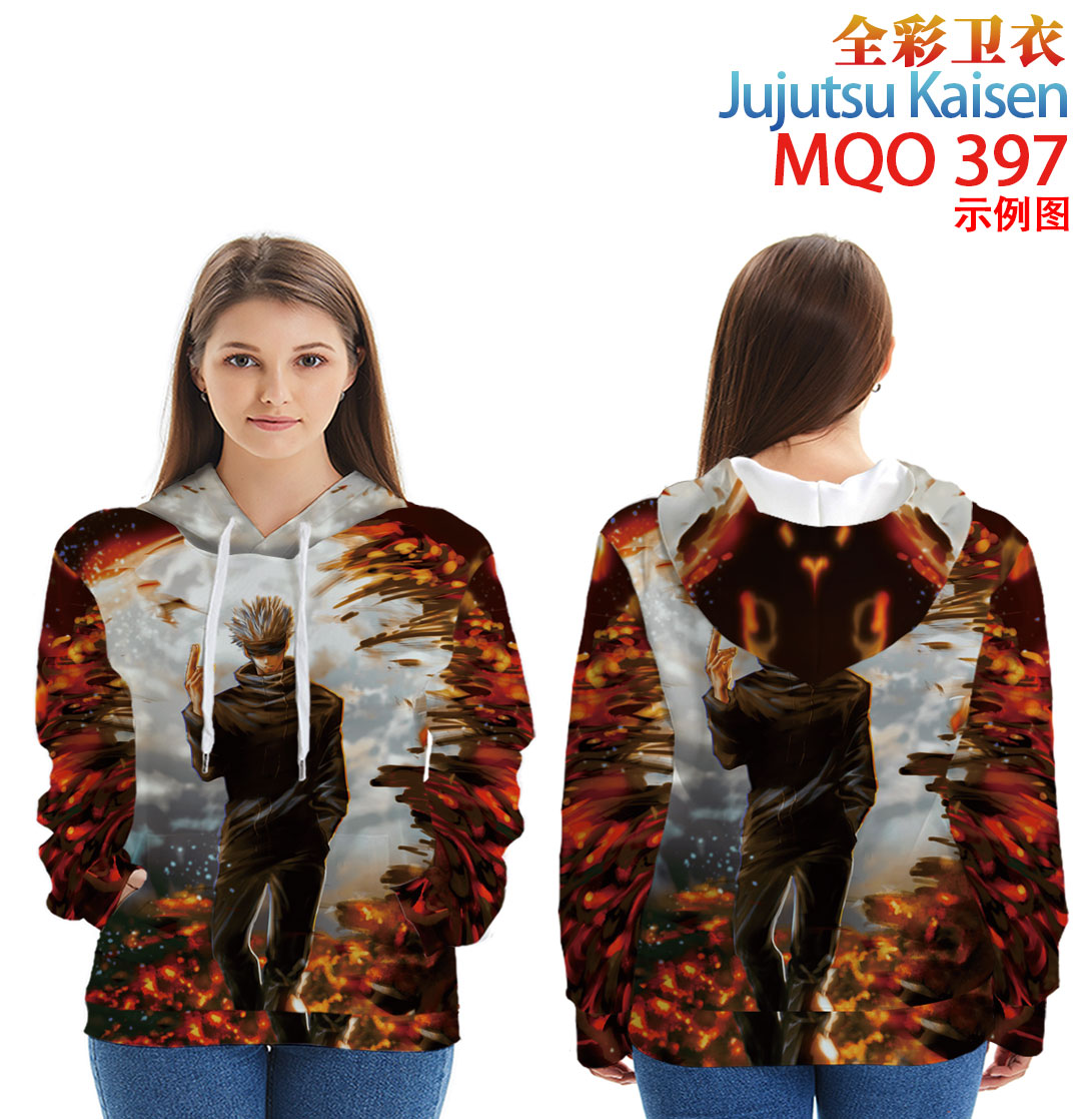 jujutsu kaisen anime 3d printed hoodie