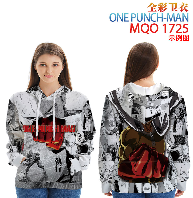 one punch man anime 3d printed hoodie