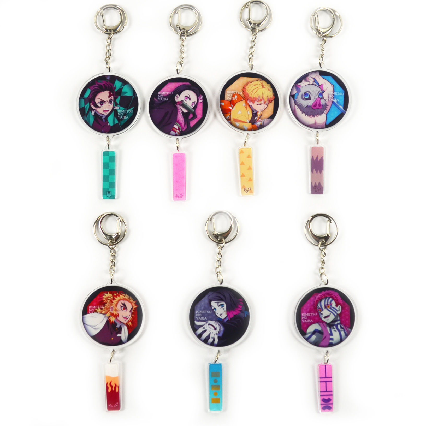 demon slayer anime keychain random selection