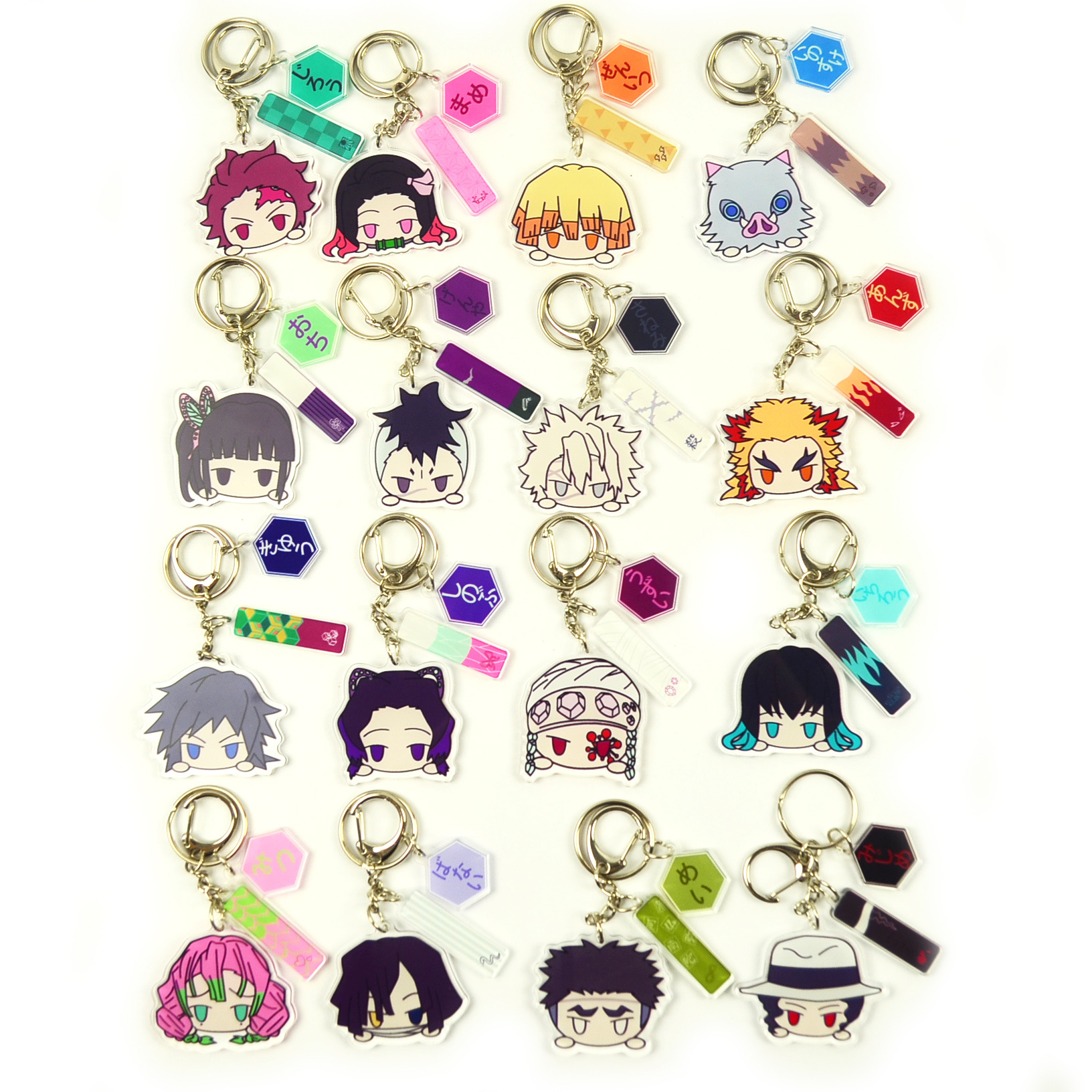 demon slayer anime keychain random selection