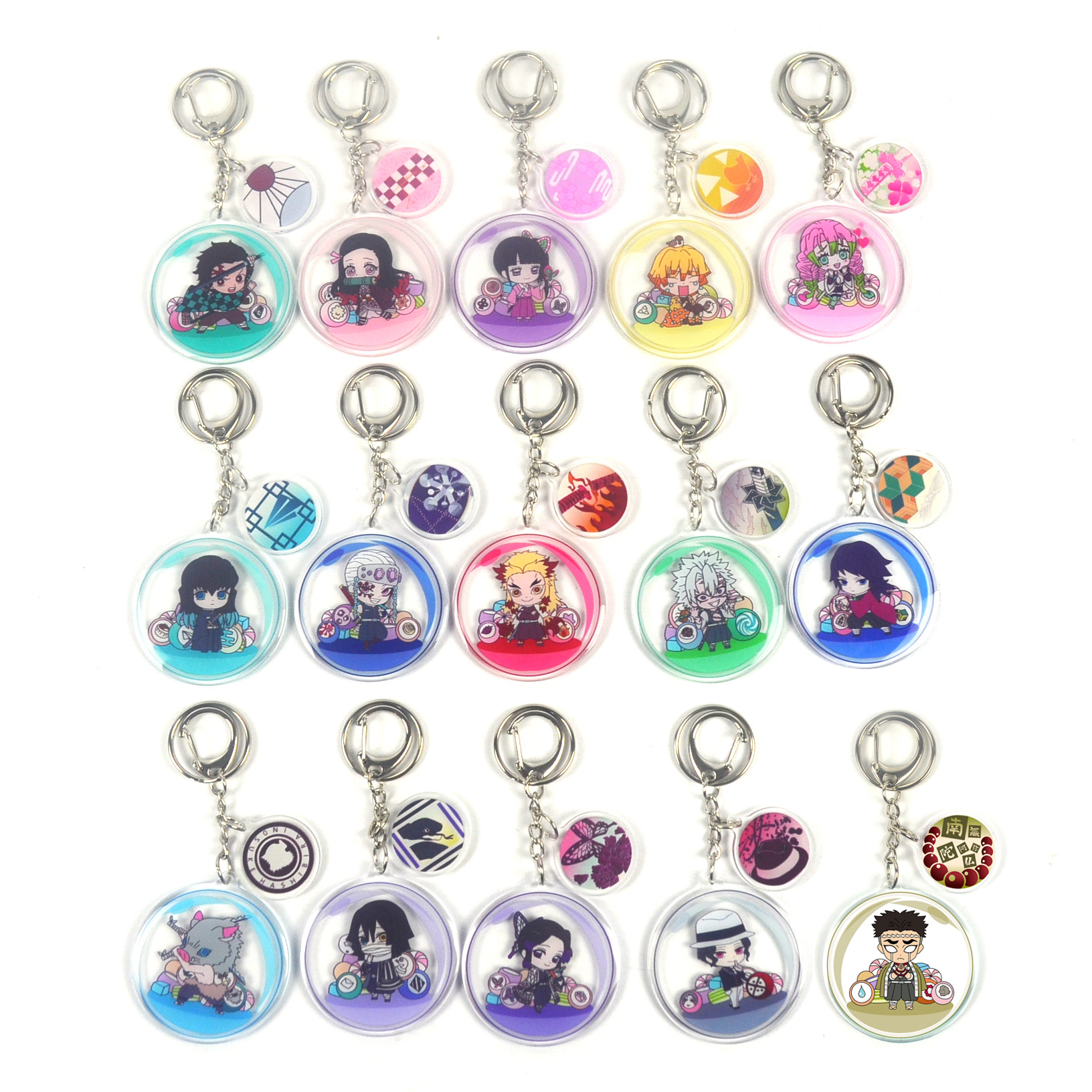 demon slayer anime keychain random selection