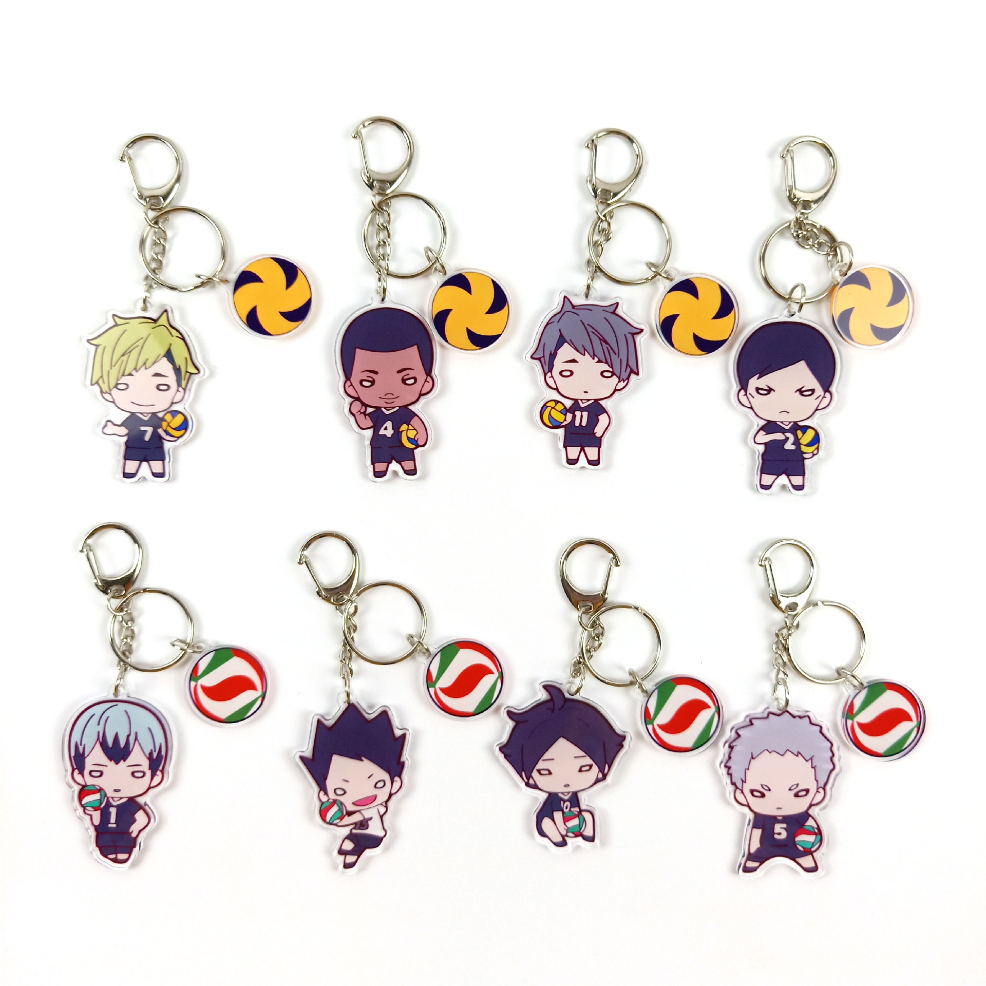 haikyuu anime keychain random selection