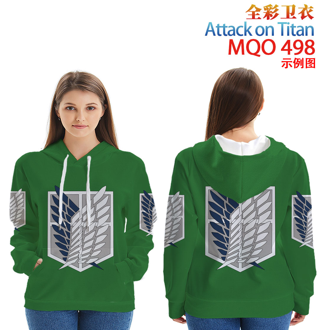 attack on titan anime 3d printed hoodie