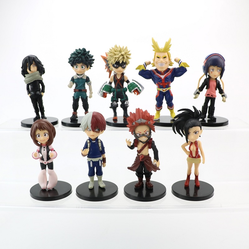 My Hero Acaemia anime figure price for a set of 9 pcs