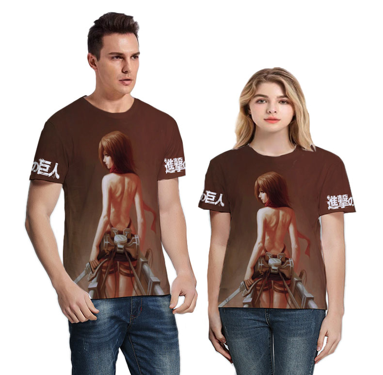 Attack on Titan anime  lover match T-shirt