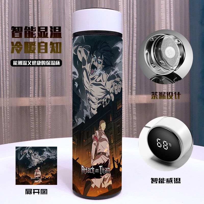 Attack on Titan anime stainless steel  thermos cup