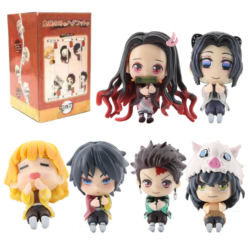 Demon Slayer anime figures price for a set of 6pcs