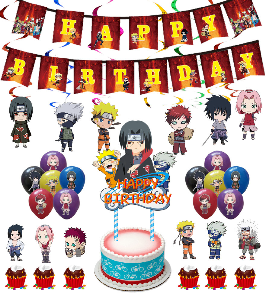 Naruto anime party set