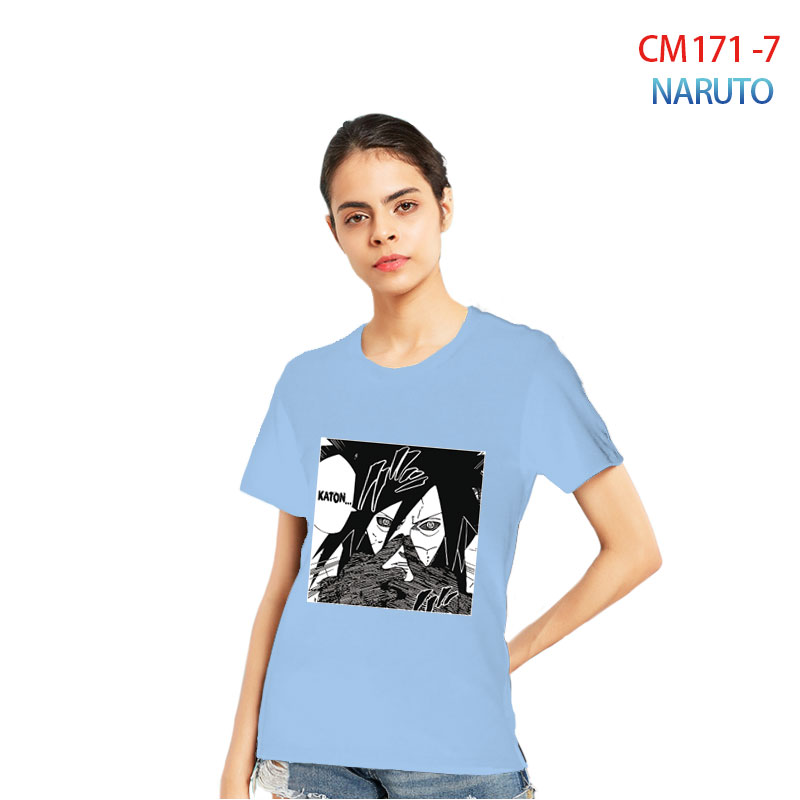 Naruto anime 7 colours T-shirt for lovers