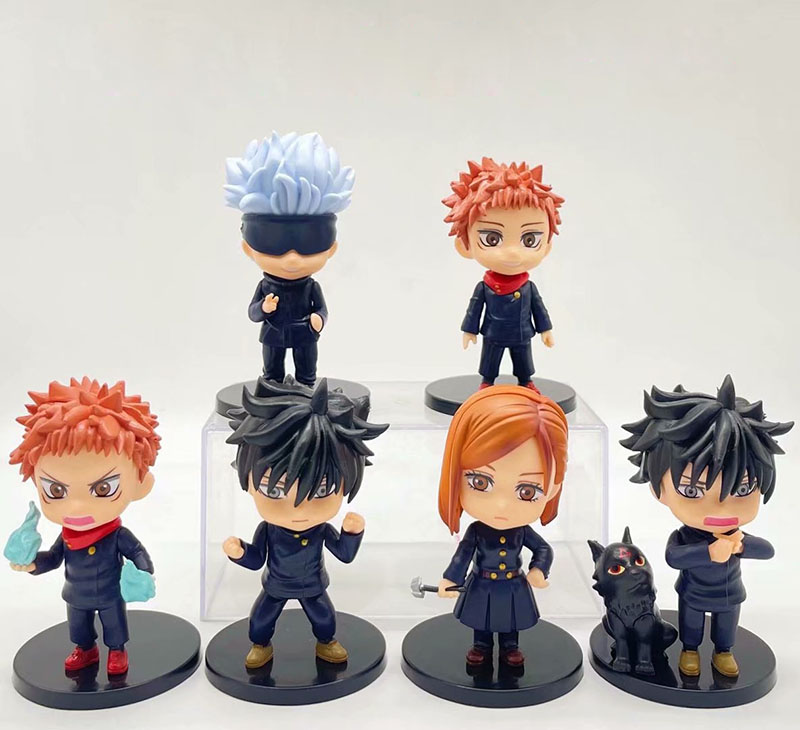 Jujutsu Kaisen anime figures set(6pcs a set)(OPP bag)