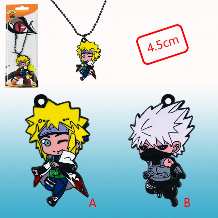 Naruto anime necklace, price for a set of 2 pcs