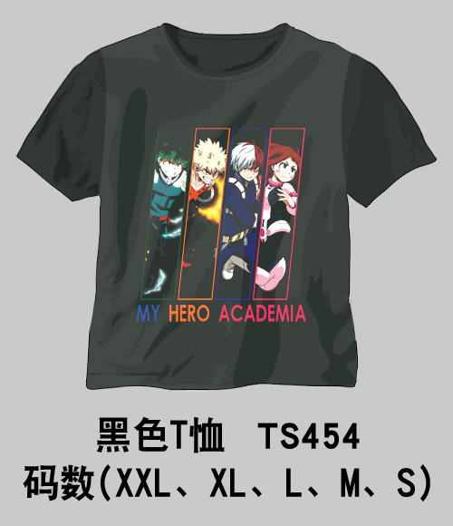 my hero academia anime T-shirt