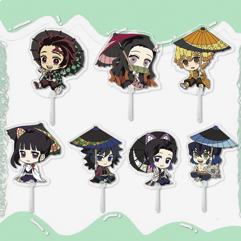 demon slayer kimets anime  fan (price of 10 pcs /size:7*7cm)