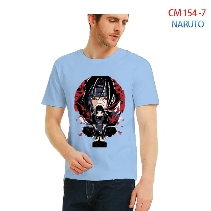 Naruto anime 7 colours T-shirt for lover