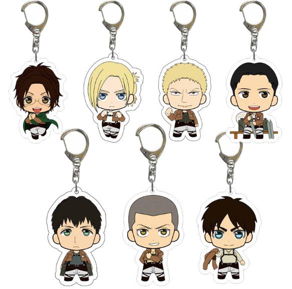 attack on titan anime keychain