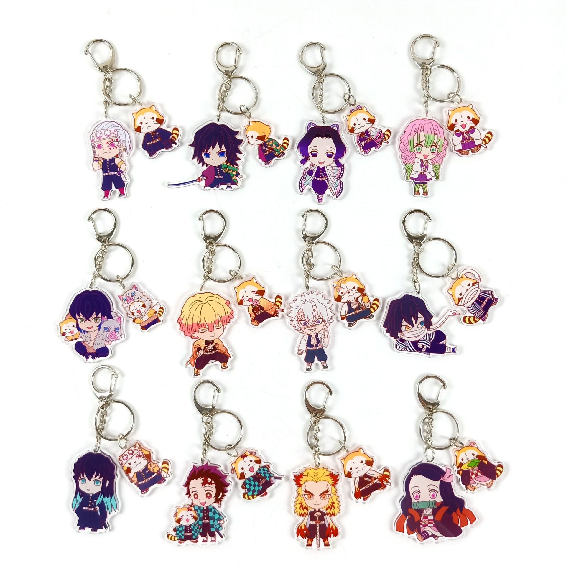 demon slayer anime keychain