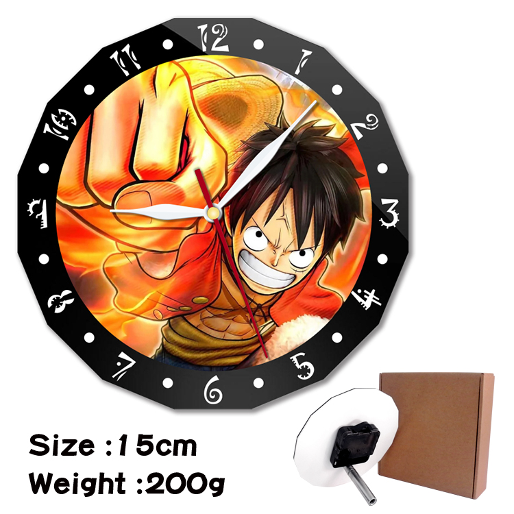 one piece anime wall clock