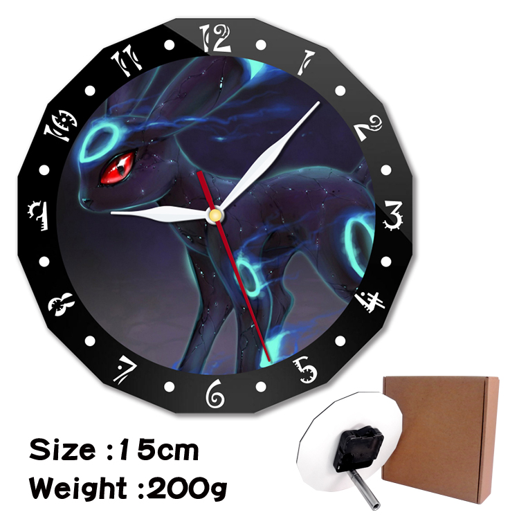 pokemon anime wall clock