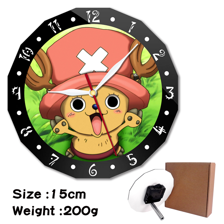 one piece anime wall clock