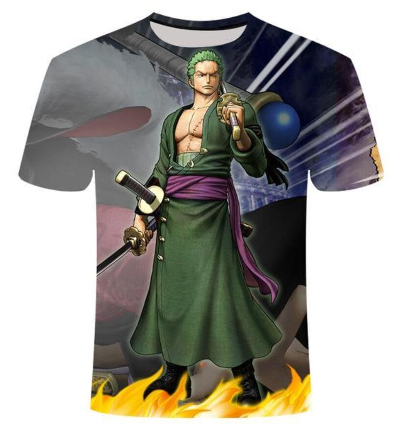 One Piece anime 3D printed T-shirt