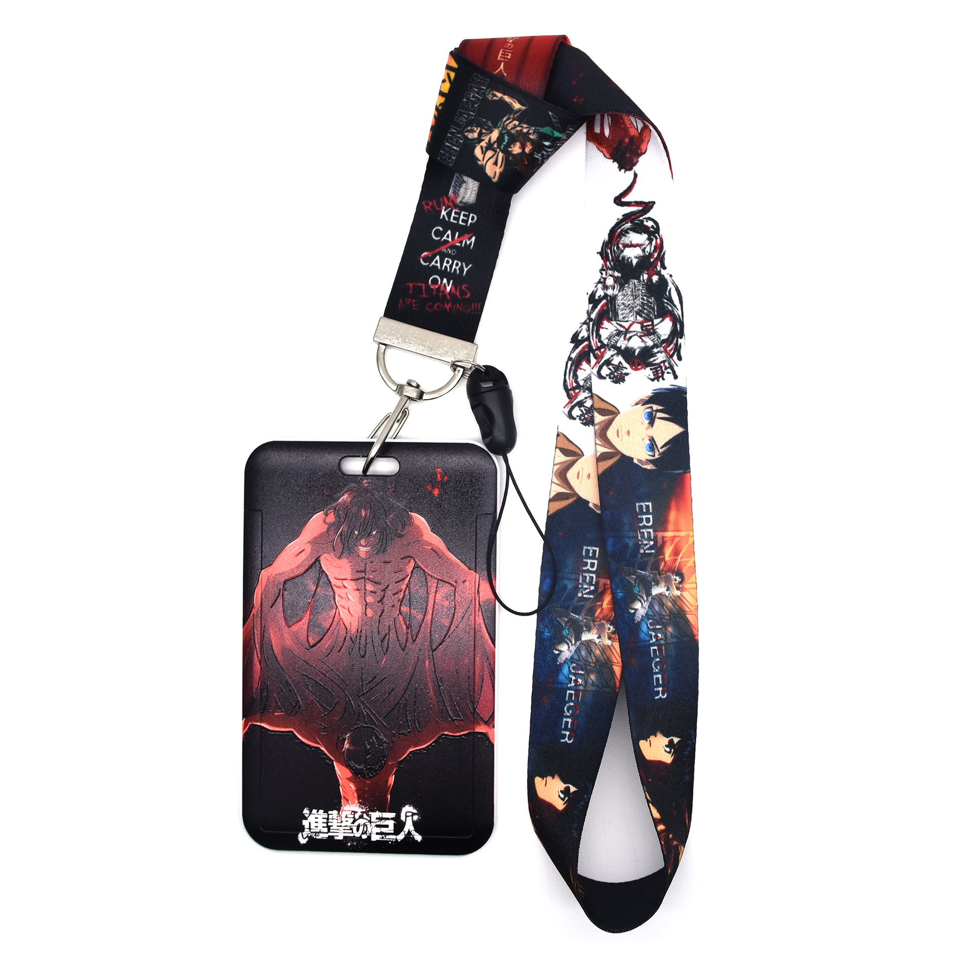 attack on titan anime lanyard phonestrap ( 45cm*2.5cm )